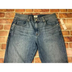 Mens Hudson Blake Slim Straight Jeans sz 36x33 Blue GBJLIA6275